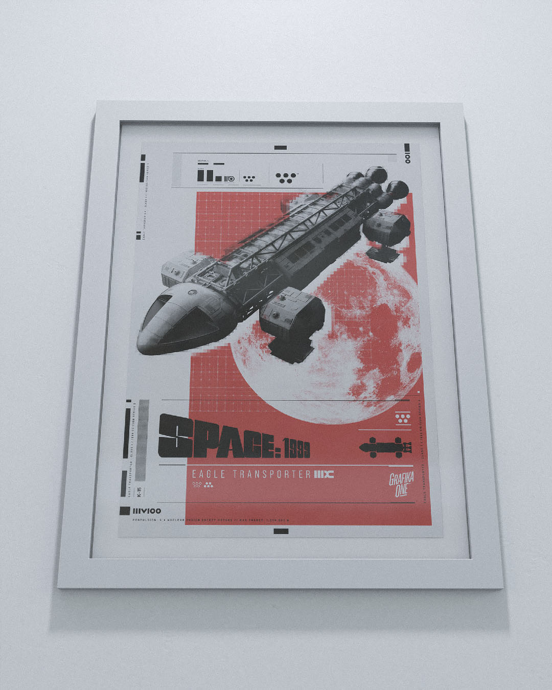Space 1999 - Eagle Transporter - Print